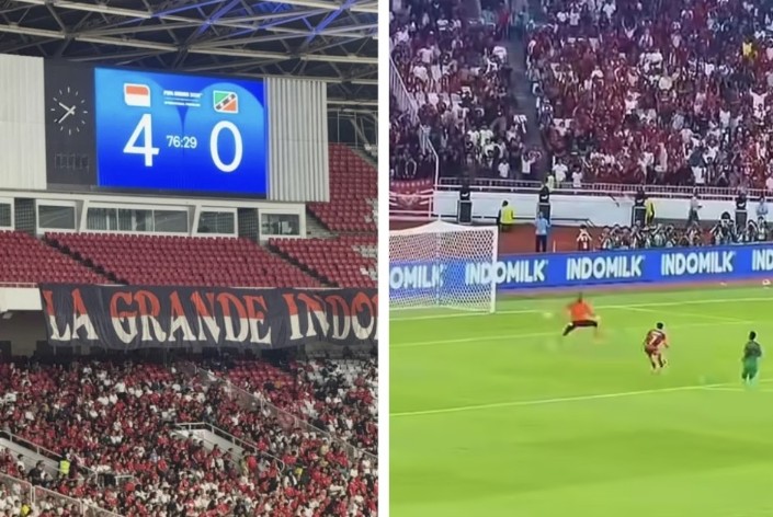 Era pelatih Timnas John Herdman dimulai manis, Indonesia pesta Gol 4-0 di GBK (foto/ist)